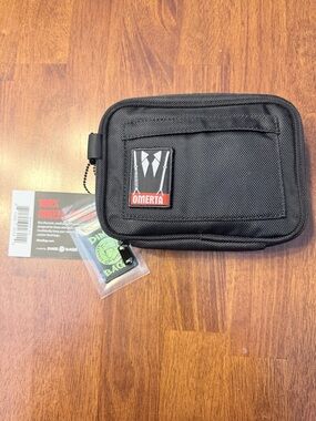 Dime Bags Omerta Boss 8" Smell Proof Pouch Black Zipper Closure